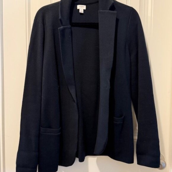 J.Crew Factory “Schoolboy Sweater Blazer” – Heather Acorn • Size Large • Excelle - Picture 3 of 4